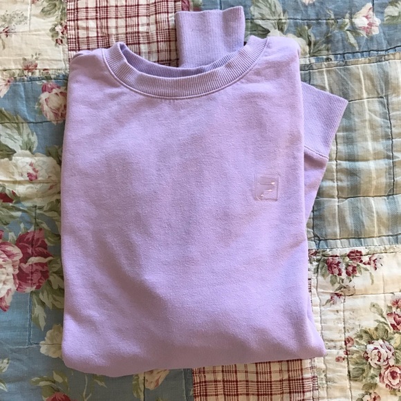 FILA Purple Long Sleeve Crew Neck Sweater Small - Picture 7 of 7